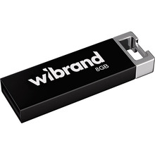 Флеш-драйв WIBRAND USB 2.0 Chameleon 8Gb Black (WI2.0/CH8U6B)