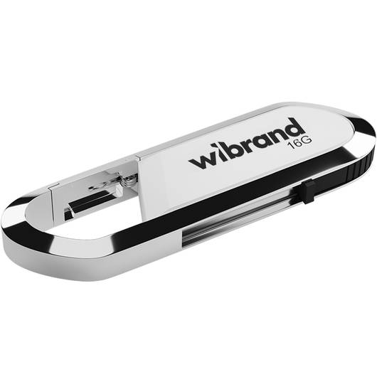 Флеш-драйв WIBRAND USB 2.0 Aligator 16Gb White (WI2.0/AL16U7W)