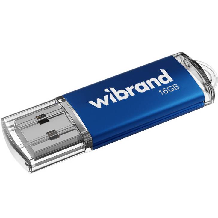 Флеш-драйв WIBRAND USB 2.0 Cougar 16Gb Blue (WI2.0/CU16P1U)