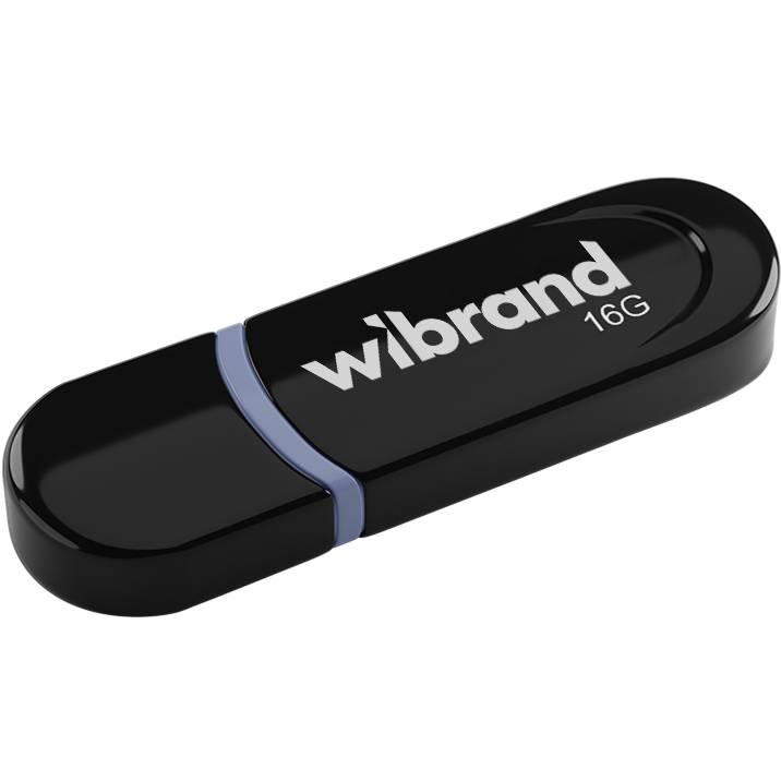 Флеш-драйв WIBRAND USB 2.0 Panther 16Gb Black (WI2.0/PA16P2B)