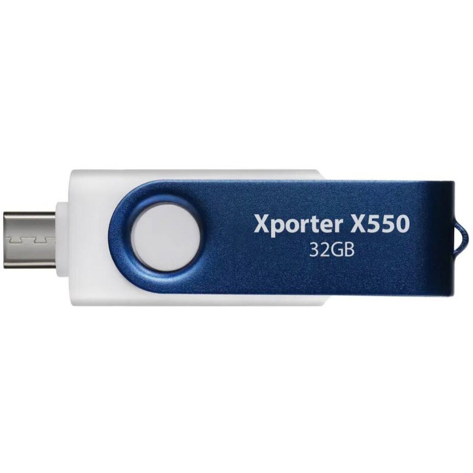 Флеш-драйв PATRIOT Xporter X550 32GB USB 3.2 Gen 1 (PS32GX550AAD) Матеріал корпуса пластик