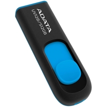 Флеш-драйв ADATA UV128 512GB USB 3.2 Black/Blue (AUV128-512G-RBE)