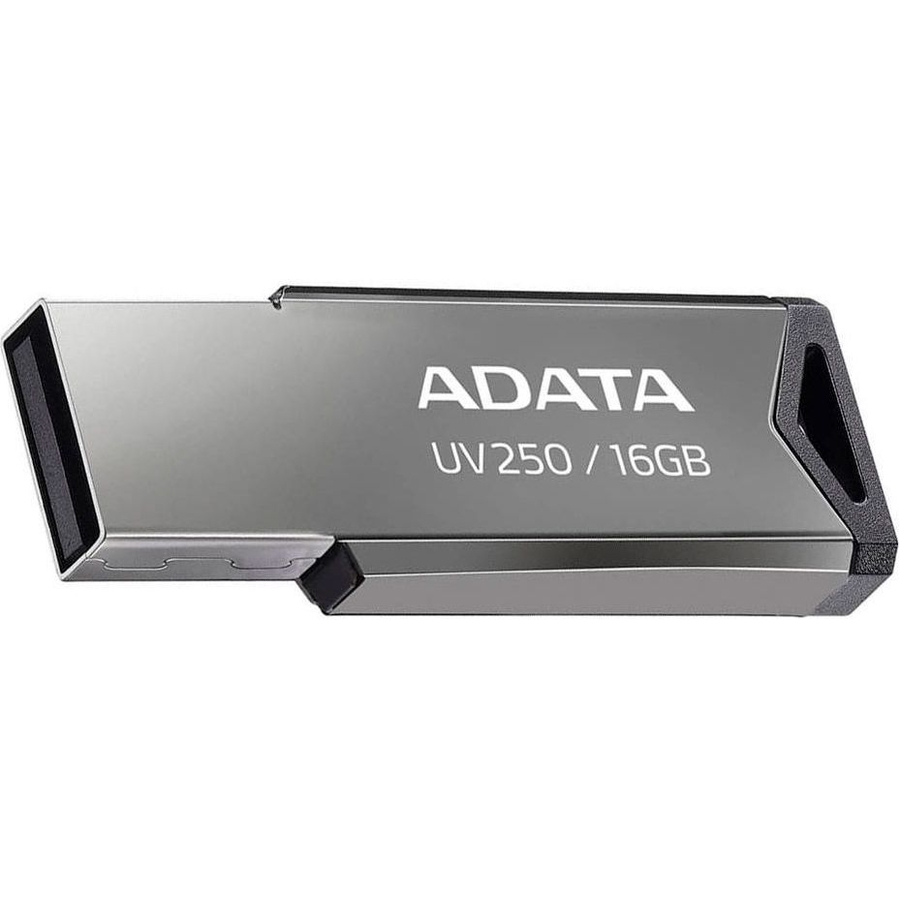 Флеш-драйв ADATA AUV 250 16 Gb USB 2.0 Silver (AUV250-16G-RBK) Об'єм пам'яті 16 Гб