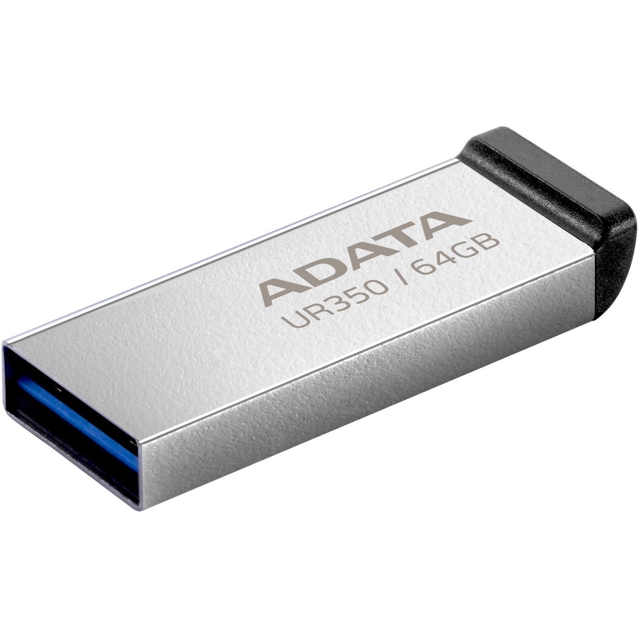 Флеш-драйв ADATA UR 350 64 Gb USB 3.2 Silver/Beige (UR350-64G-RSR/BG) Конструкция монолит