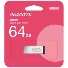 Флеш-драйв ADATA UR 350 64 Gb USB 3.2 Silver/Beige (UR350-64G-RSR/BG)