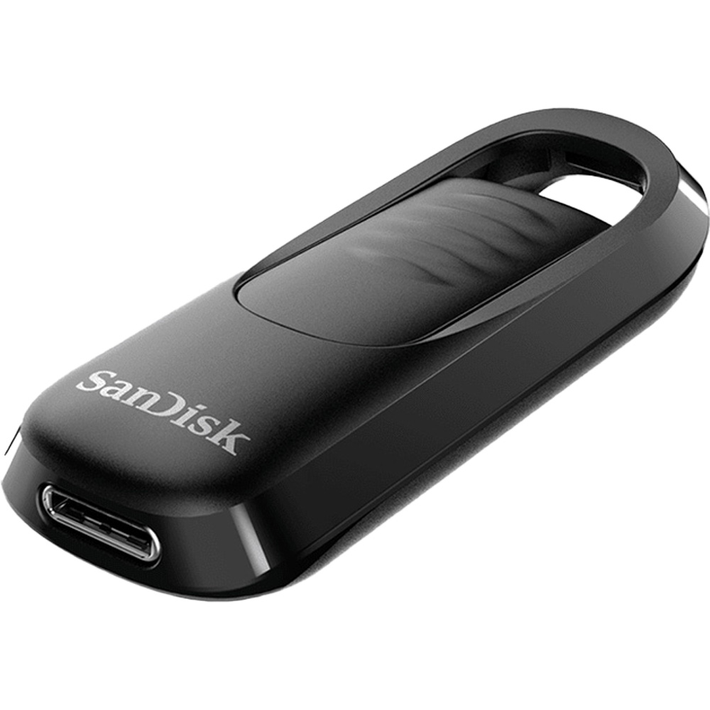 Флеш-драйв SANDISK USB 3.2 Gen1 Ultra Slider Type-C 32Gb Black (SDCZ480-032G-G46) Материал корпуса пластик