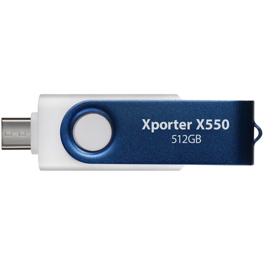 Флеш-драйв PATRIOT Xporter X550 512 GB USB 3.2 Gen 1 Type-A+C (PS512GX550AAD) Материал корпуса металл