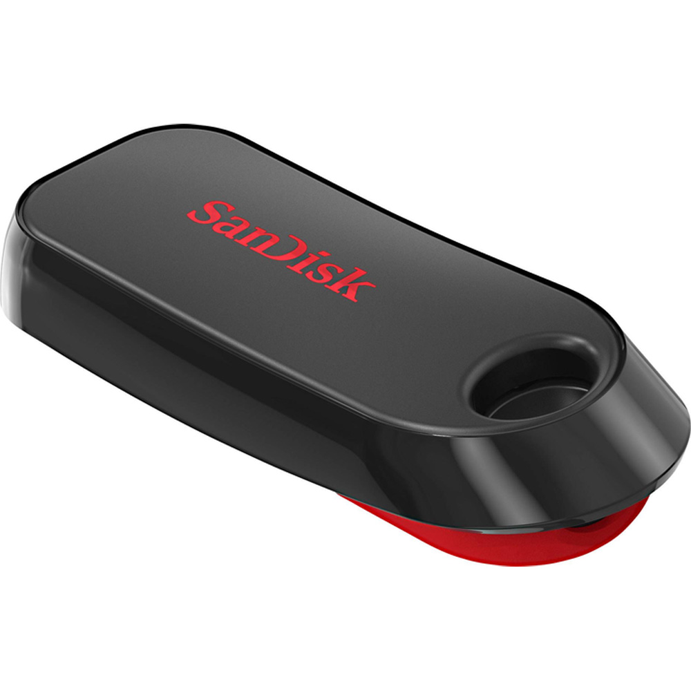 Флеш-драйв SANDISK USB 2.0 Cruzer Snap 128Gb Black (SDCZ62-128G-G35) Объем памяти 128 Гб