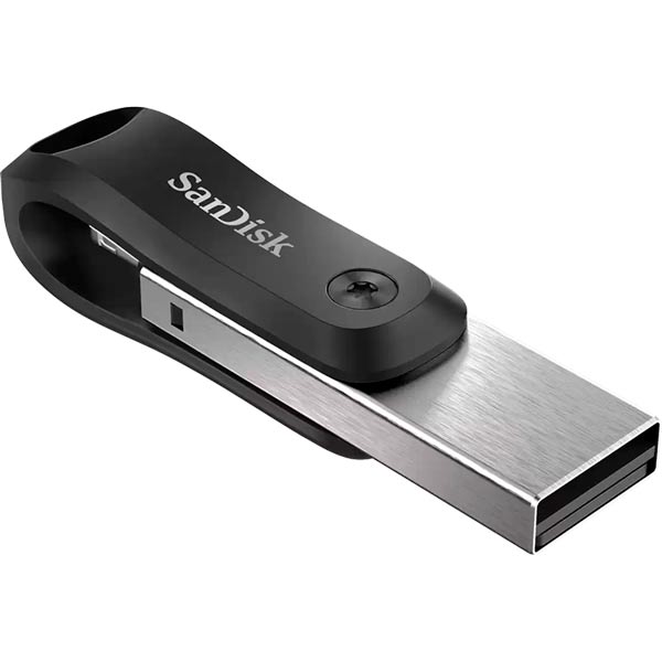 Флеш-драйв SANDISK iXpand Go 256Gb Lightning (SDIX60N-256G-GN6NE) Матеріал корпуса метал