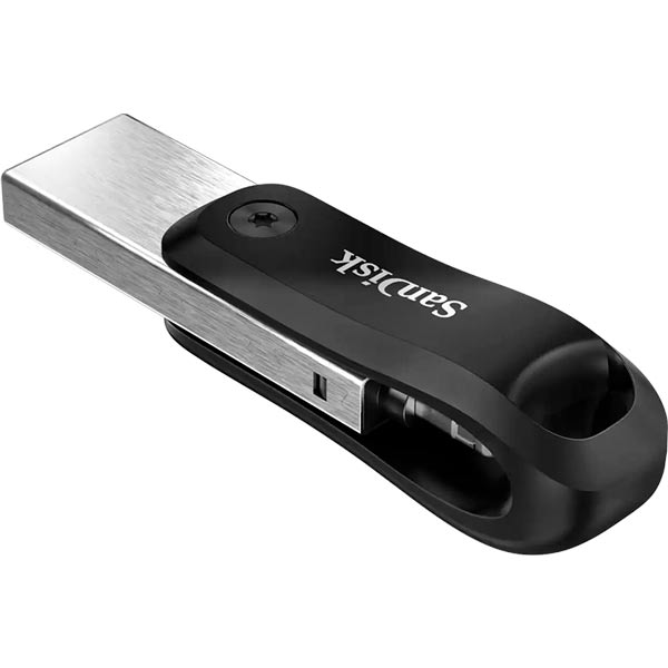 Флеш-драйв SANDISK iXpand Go 256Gb Lightning (SDIX60N-256G-GN6NE) Конструкція поворотна