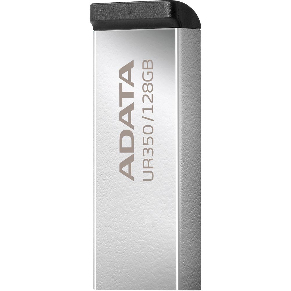 Флеш-драйв ADATA UR 350 128Gb Silver/Black (UR350-128G-RSR/BK) Материал корпуса пластик