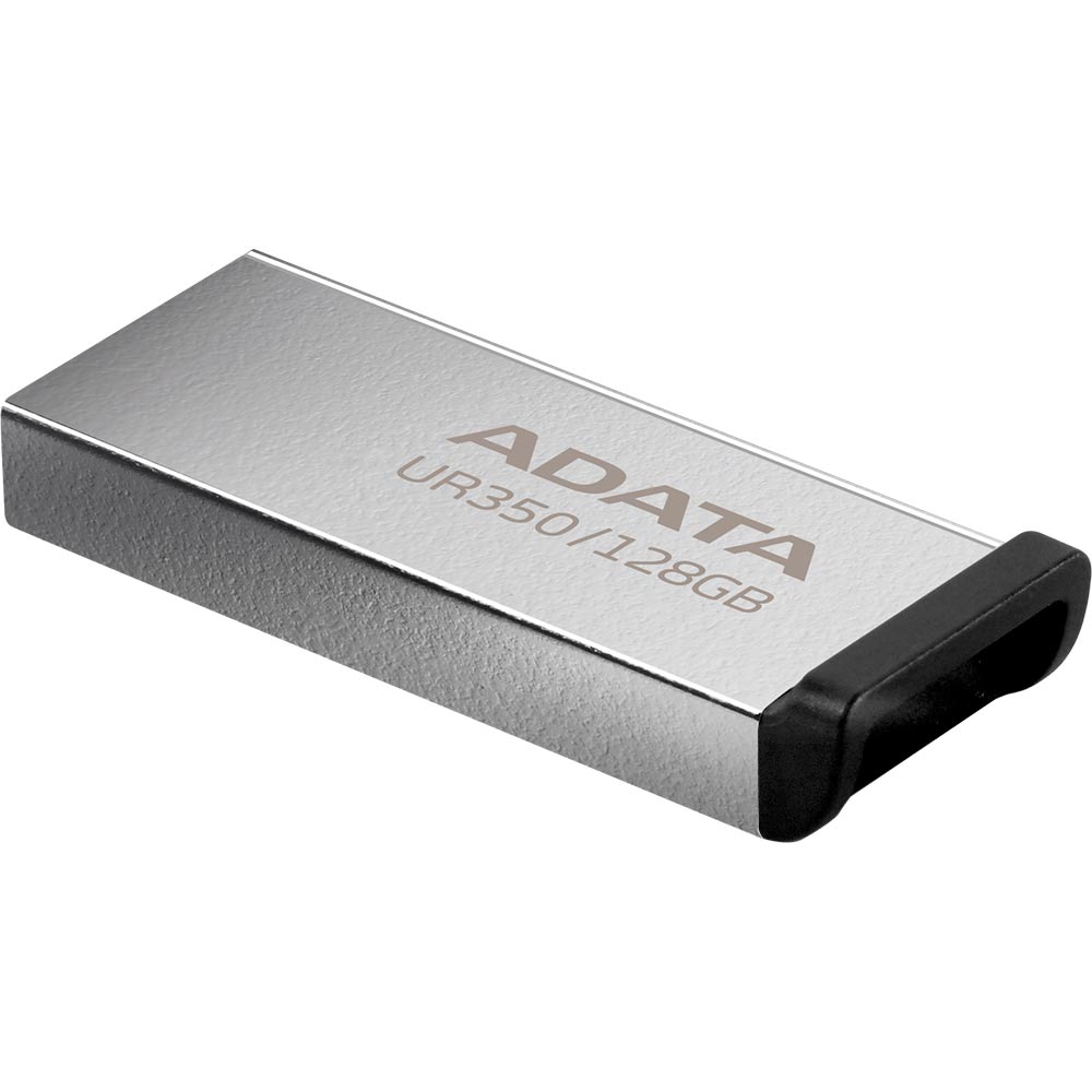 Флеш-драйв ADATA UR 350 128Gb Silver/Black (UR350-128G-RSR/BK) Материал корпуса металл