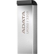 Флеш-драйв ADATA UR 350 32Gb Silver/Black (UR350-32G-RSR/BK)