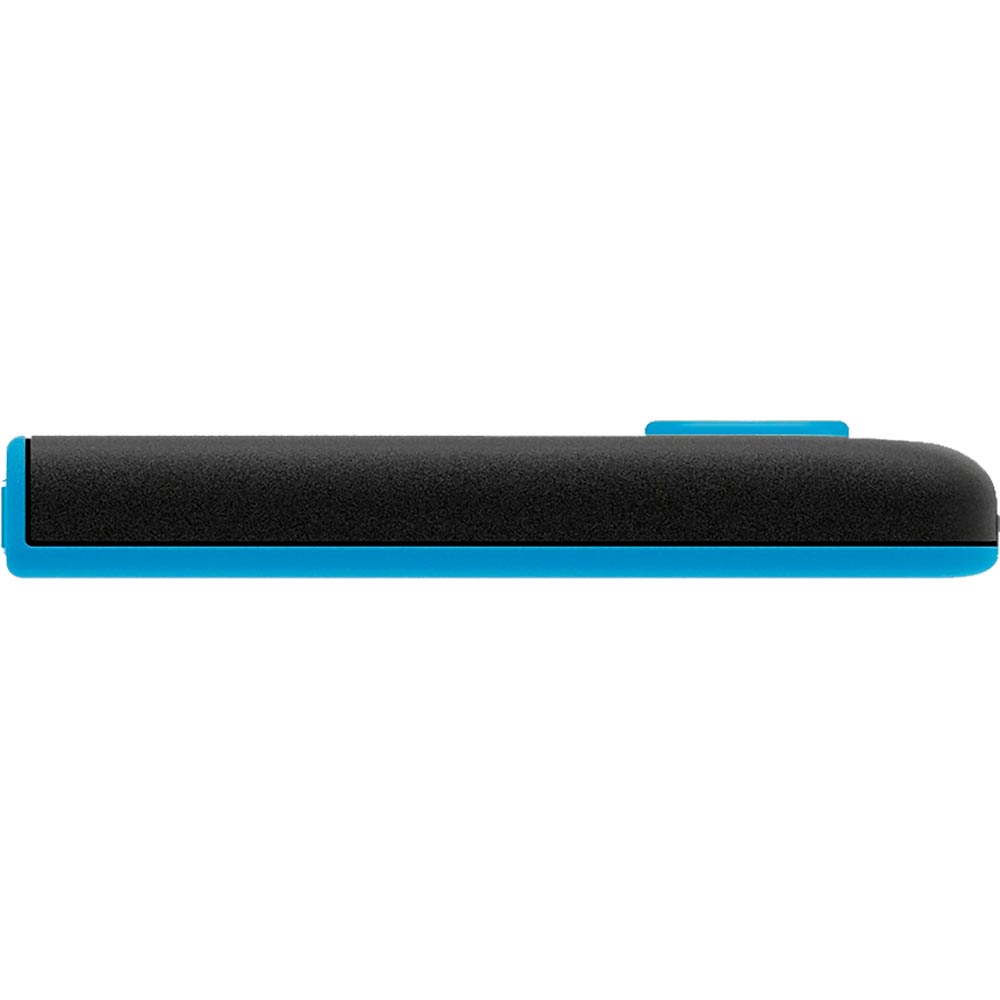 Флеш-драйв ADATA UV 128 256Gb Black/Blue (AUV128-256G-RBE) Материал корпуса пластик