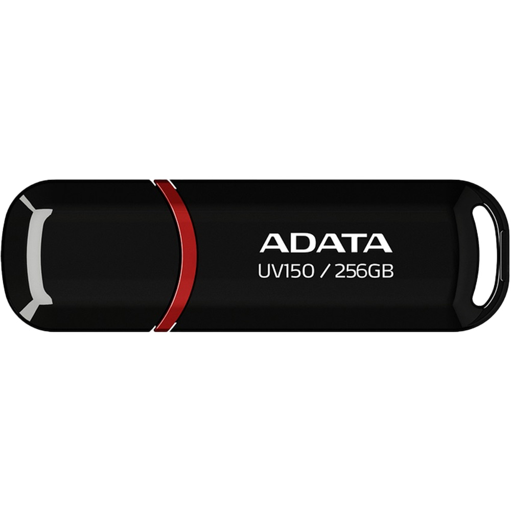 Флеш-драйв ADATA USB 3.2 UV150 256Gb Black (AUV150-256G-RBK)