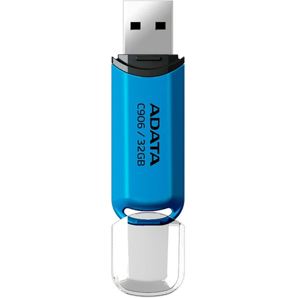 Флеш-драйв ADATA USB 2.0 C906 32Gb Water Blue (AC906-32G-RWB) Материал корпуса пластик