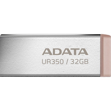 Флеш-драйв ADATA UR 350 32 Gb USB 3.2 Silver/Beige (UR350-32G-RSR/BG)