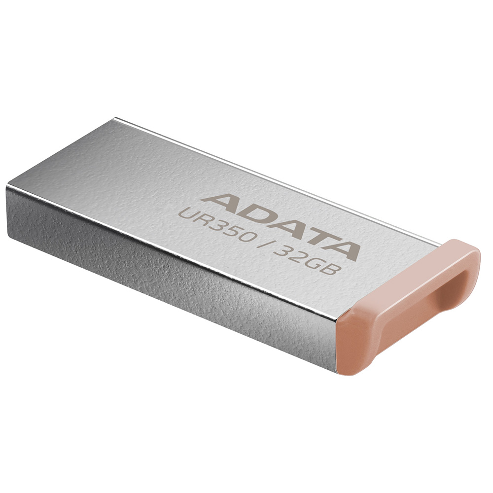 Флеш-драйв ADATA UR 350 32 Gb USB 3.2 Silver/Beige (UR350-32G-RSR/BG) Матеріал корпуса метал