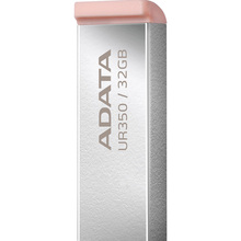 Флеш-драйв ADATA UR 350 32 Gb USB 3.2 Silver/Beige (UR350-32G-RSR/BG)