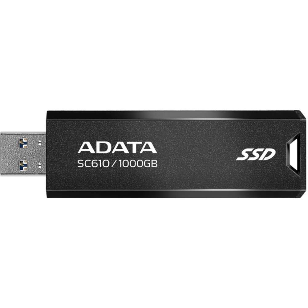 Флеш-драйв ADATA SC610 1TB USB 3.2 Black (SC610-1000G-CBK/RD) Конструкция выдвижная