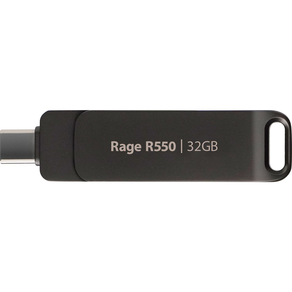 Флеш-драйв PATRIOT USB 3.2 Gen 1 Rage R550 32GB Type-A+C (PE32GR550DSAD) Объем памяти 32 Гб