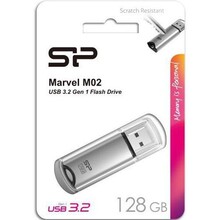 Флеш-драйв SILICON POWER Marvel M02 128GB Silver (SP128GBUF3M02V1S)