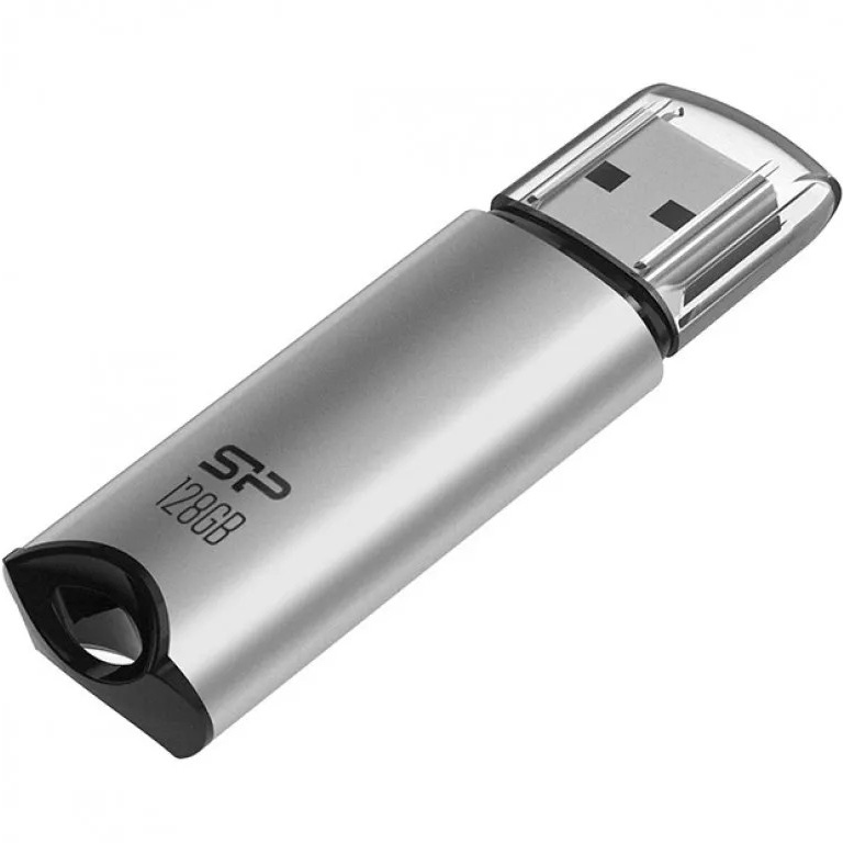 Флеш-драйв SILICON POWER Marvel M02 128GB Silver (SP128GBUF3M02V1S) Конструкція знімний ковпачок