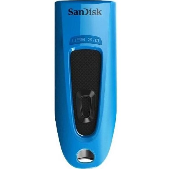 Флеш-драйв SANDISK Ultra 32GB Blue (SDCZ48-032G-U46B) Конструкция выдвижная