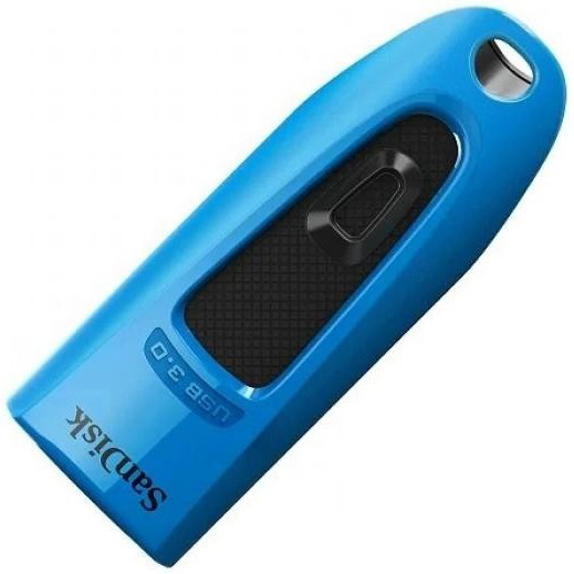 Флеш-драйв SANDISK Ultra 32GB Blue (SDCZ48-032G-U46B) Материал корпуса пластик