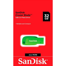 Флеш-драйв SANDISK Cruzer Blade 32GB Green (SDCZ50C-032G-B35GE)