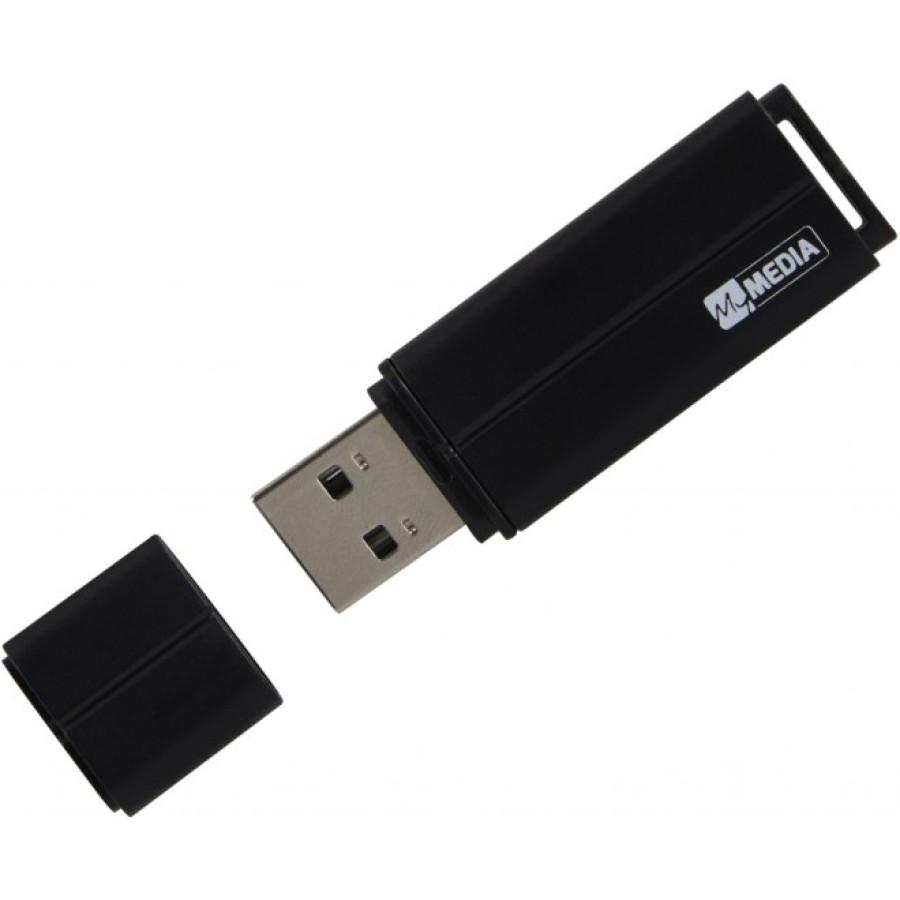 Флеш-драйв MyMedia MyUSB 64GB Black (69263) Конструкция съемный колпачок