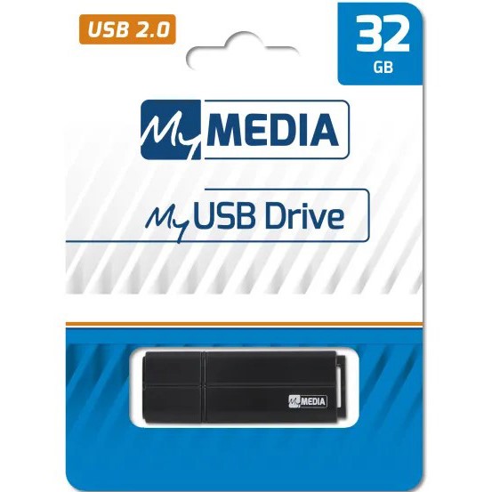 Флеш-драйв MYMEDIA MyUSB 32GB Black (69262) Объем памяти 32 Гб