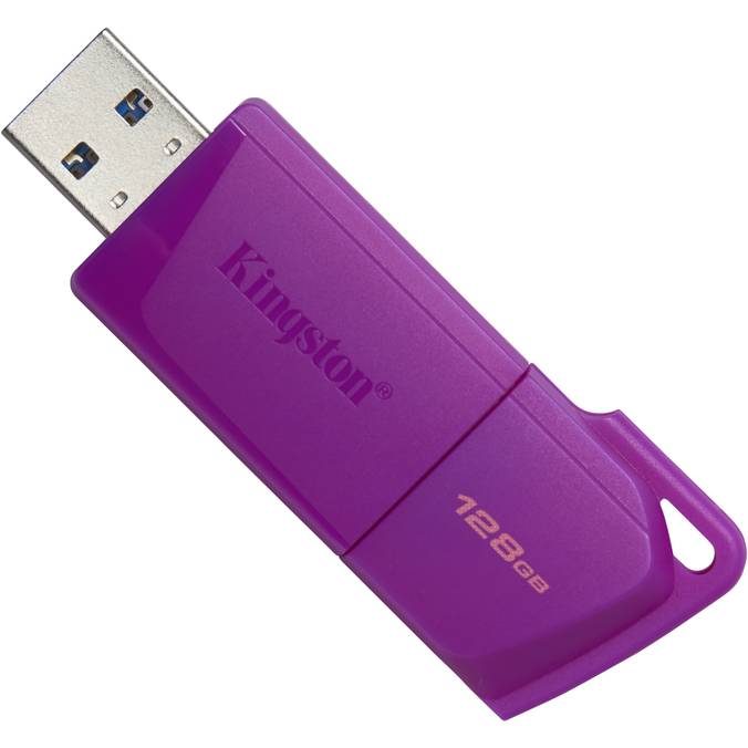 Флеш-драйв KINGSTON DT Exodia LATAM DTXM - NEON 128GB USB 3.2 PURPLE (KC-U2L128-7LP) Конструкція висувна