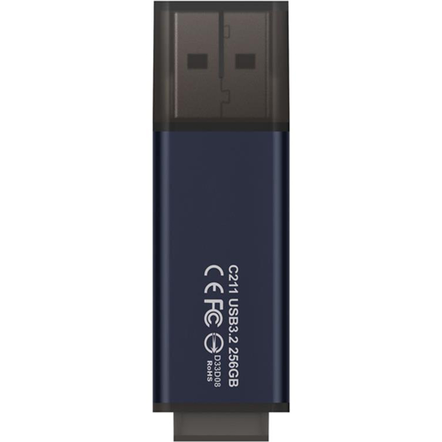 Флеш-драйв TEAM 128GB USB3.2 C211 Blue (TC2113128GL01) Матеріал корпуса пластик