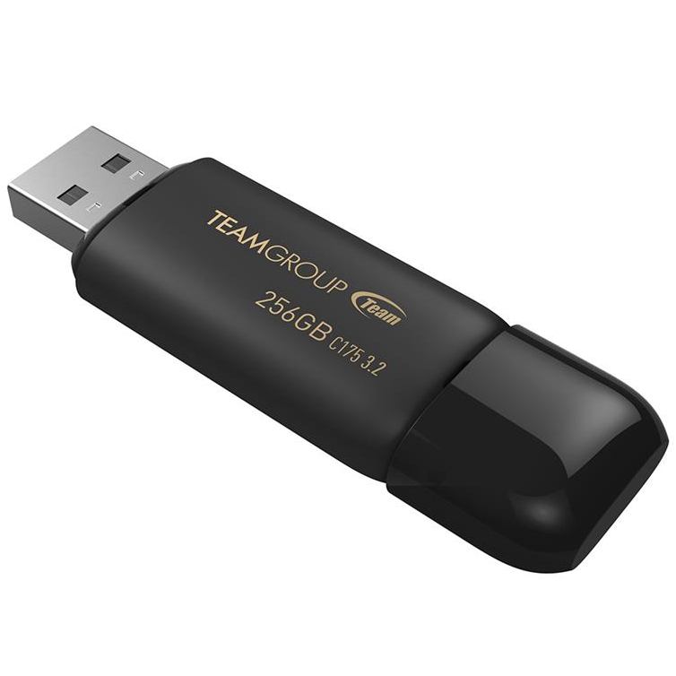 Флеш-драйв TEAM C175 256GB USB3.2 Black (TC1753256GB01) Об'єм пам'яті 256 Гб
