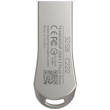Флеш-драйв TEAM C222 32GB USB3.2 Silver (TC222332GS01)