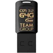 Флеш-драйв TEAM C171 64GB USB3.2 Black (TC171364GB01)