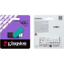 Флеш-драйв KINGSTON DTXS 128GB USB 3.2 Gen 1 Black/Turquoise (DTXS/128GB)