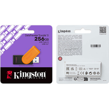 Флеш-драйв KINGSTON DTXS 256GB USB 3.2 Gen 1 Black/Orange (DTXS/256GB)