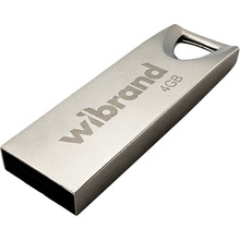 Флеш-драйв WIBRAND Taipan 4Gb Silver (WI2.0/TA4U2S)