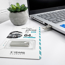 Флеш-драйв WIBRAND Taipan 64Gb Silver (WI2.0/TA64U2S)