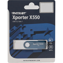 Флеш-драйв PATRIOT Xporter X550 1TB Blue (PS1TX550AAD)