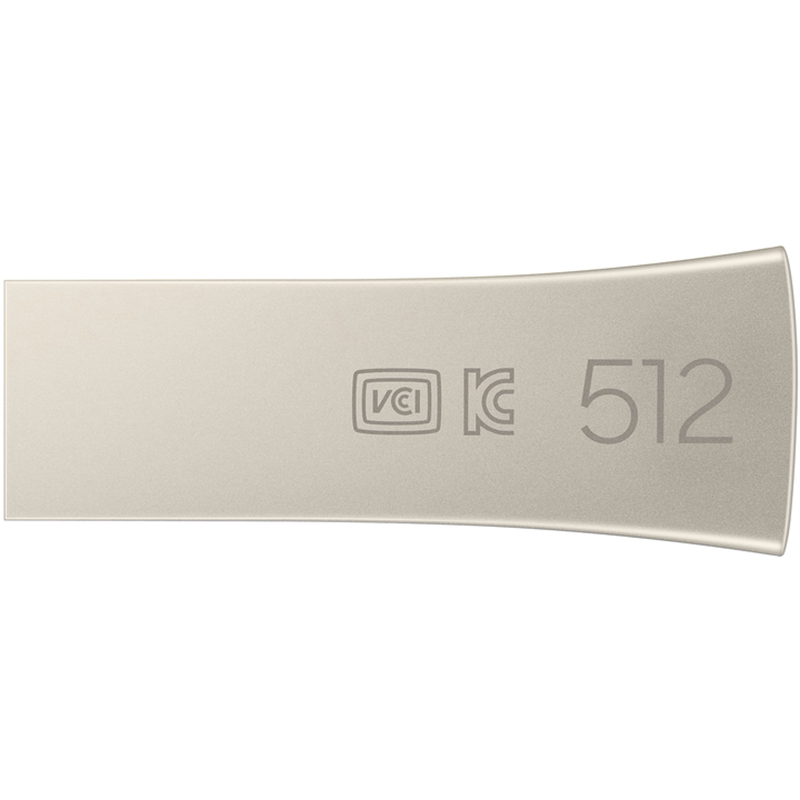 Флеш-драйв SAMSUNG Bar Plus USB 3.2 Gen 1 512GB Silver (MUF-512BE3/APC) Конструкція моноліт