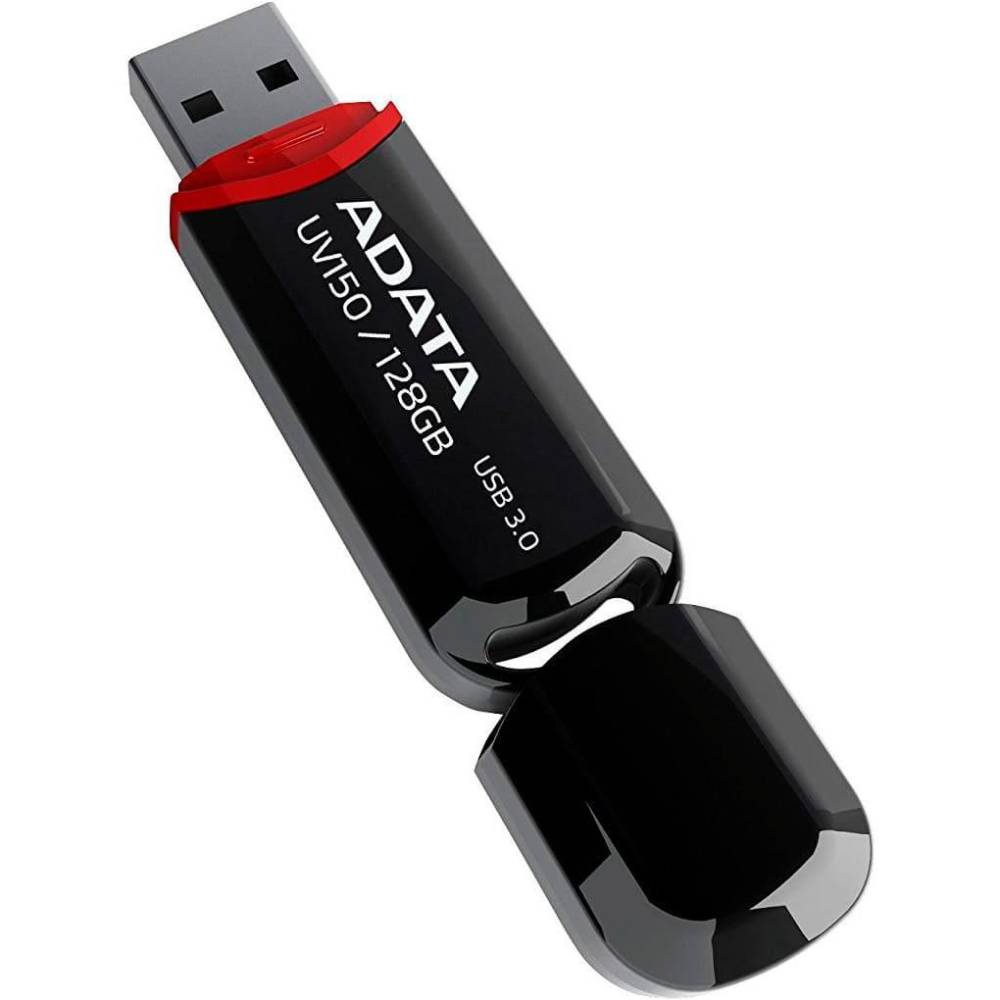 Флеш-драйв ADATA USB3.0 AH150 128GB Black RP (AUV150-128G-RBK) Конструкція знімний ковпачок