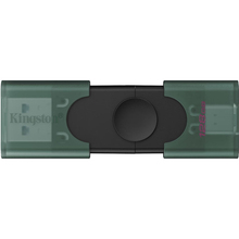 Флеш-драйв KINGSTON DataTraveler Duo USB3.2 128GB Type-C Green (DTDEG2/128GB)
