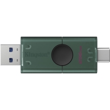 Флеш-драйв KINGSTON DataTraveler Duo USB3.2 256GB Type-C Green (DTDEG2/256GB)