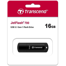 Флеш-драйв TRANSCEND JetFlash 700 16 GB USB 3.1 Black (TS16GJF700)