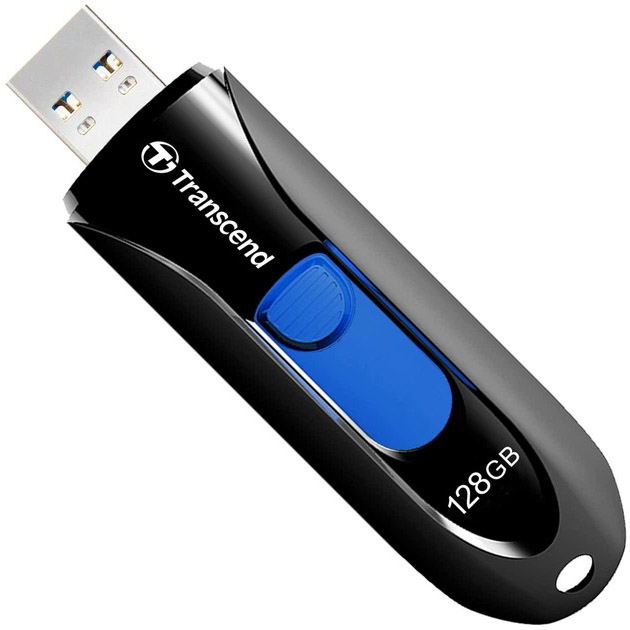 Флеш-драйв TRANSCEND JetFlash 790 128GB USB 3.1 Black (TS128GJF790K)
