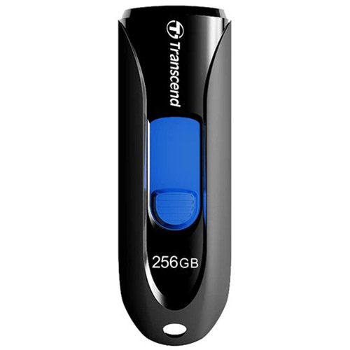 Флеш-драйв TRANSCEND JetFlash 790 256GB USB 3.1 Black (TS256GJF790K) Конструкция выдвижная