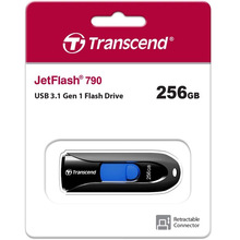 Флеш-драйв TRANSCEND JetFlash 790 256GB USB 3.1 Black (TS256GJF790K)